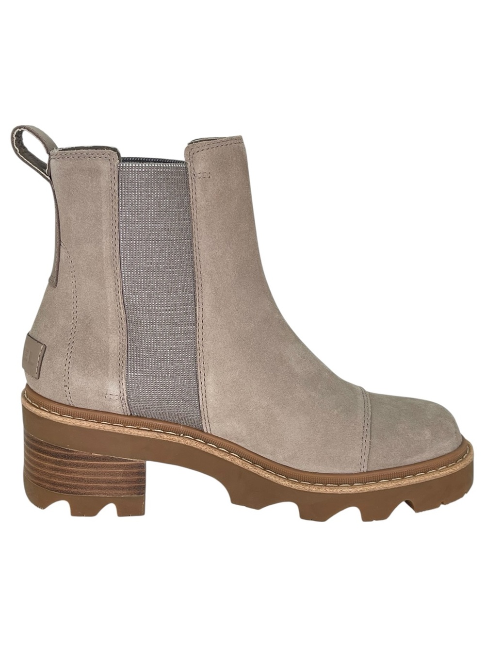 Sorel Joan Now Taupe Suede Waterproof Womens Chelsea Ankle Boots Size 8.5M - Picture 5 of 11